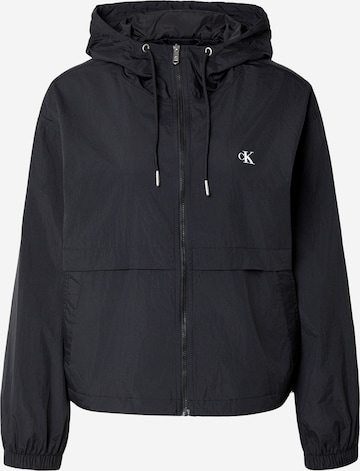 Veste mi-saison Calvin Klein Jeans en noir : devant