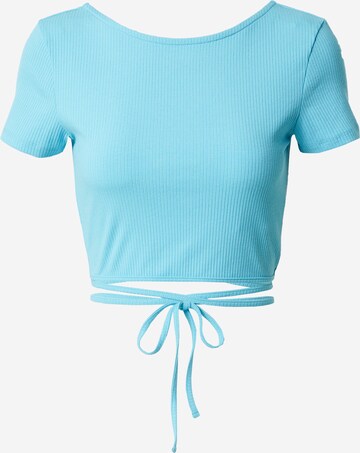 EDITED Shirt 'River' in Blauw: voorkant