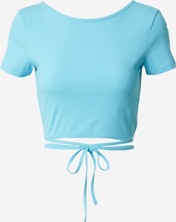 EDITED Shirt 'River' in Blauw: voorkant
