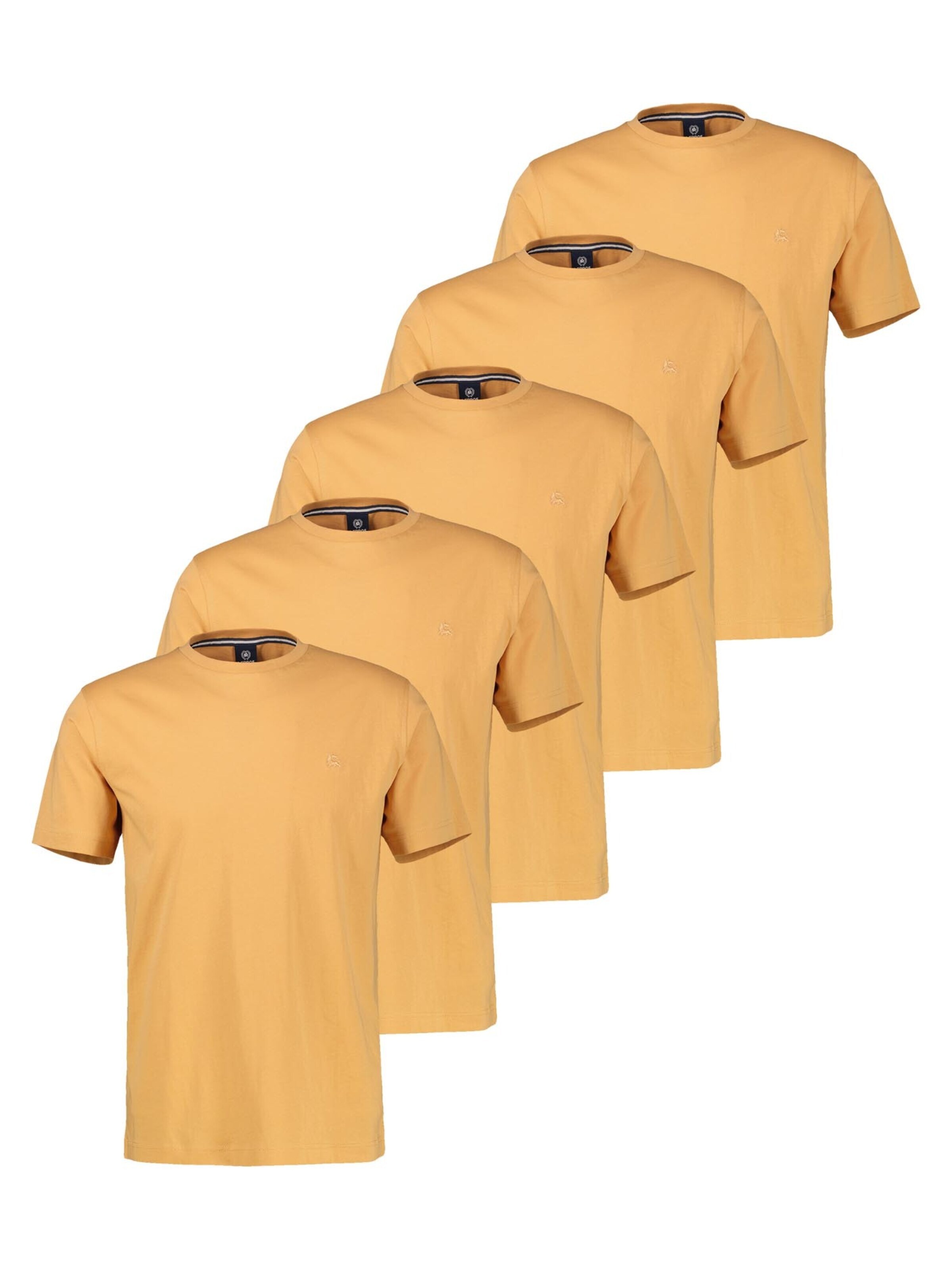 LERROS Shirt 'Basic'‌‌‌‌ in Gelb: Vorderseite