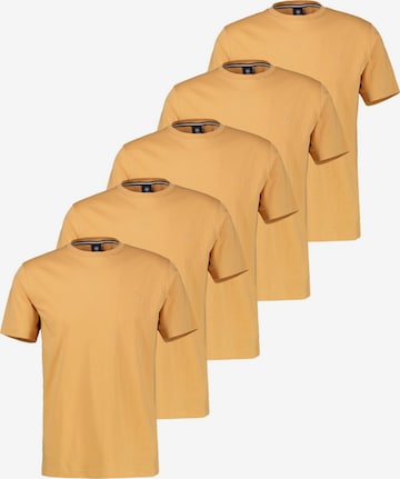 LERROS Shirt 'Basic' in Gelb: Vorderseite