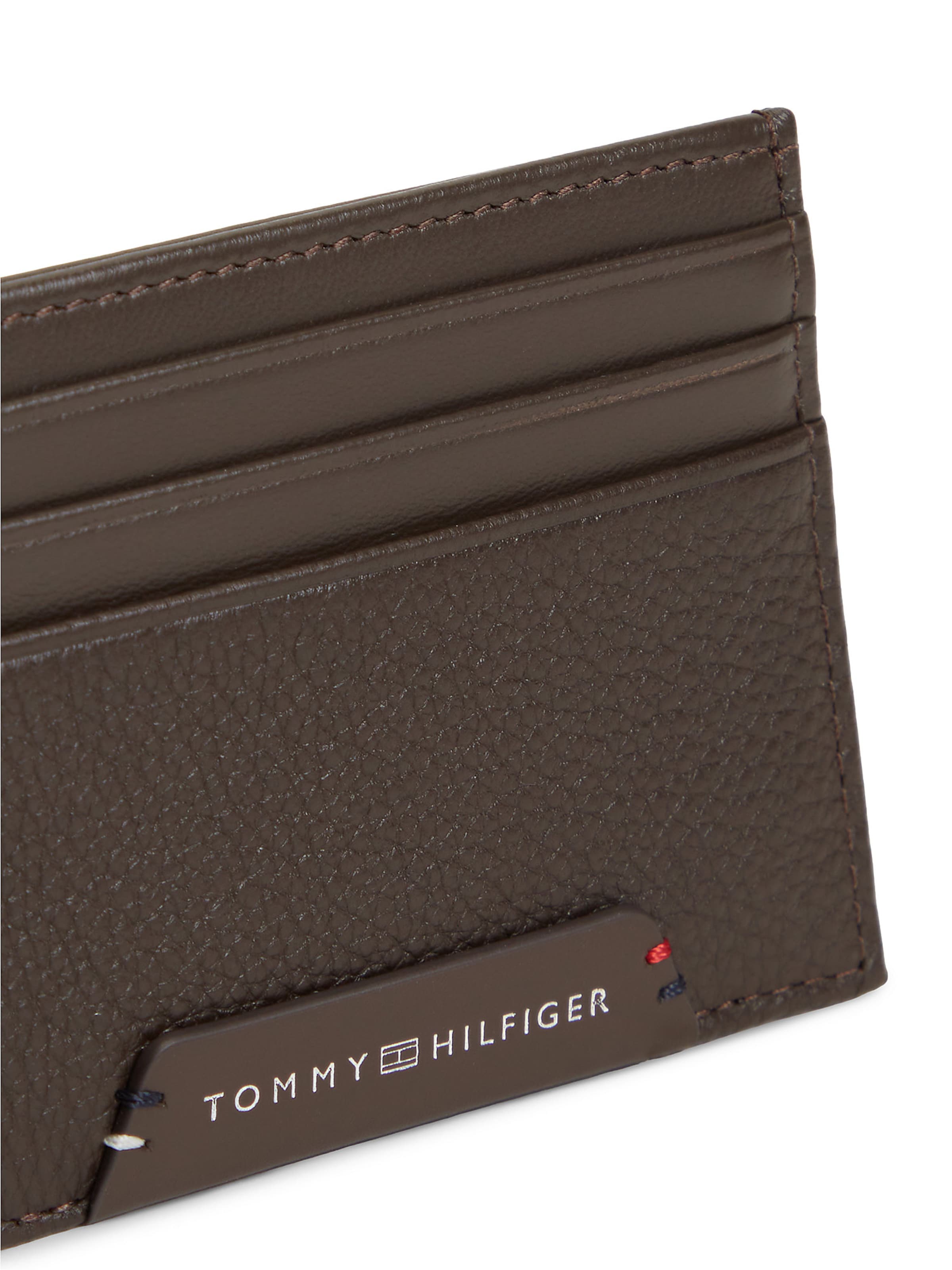 TOMMY HILFIGER Kartenetui in Braun