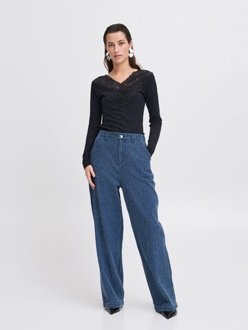 b.young - Sweatshirt ' BYPIRENI LACE TOP - ' em preto