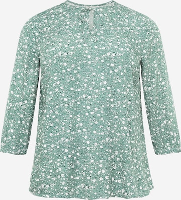 ONLY Carmakoma Blouse 'PHILINA' in Green: front