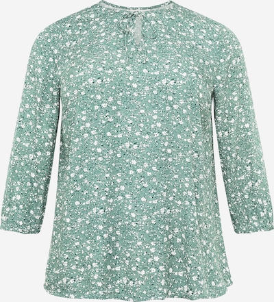 ONLY Carmakoma Blouse 'PHILINA' in Fir / Pastel green / White, Item view