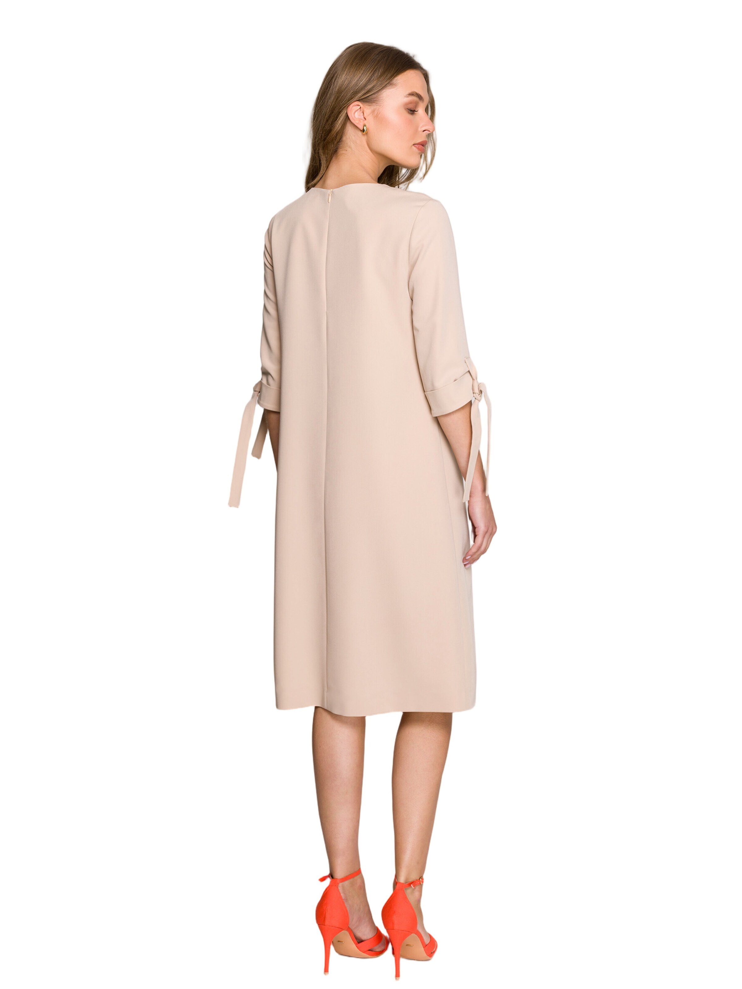 Rochie 'Sukienka z wiązanymi rękawami' de la Stylove pe bej
