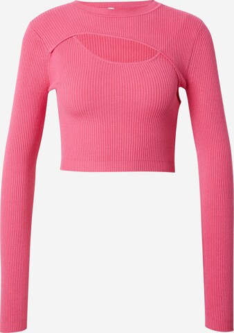 Pull-over 'LIZA' ONLY en rose : devant