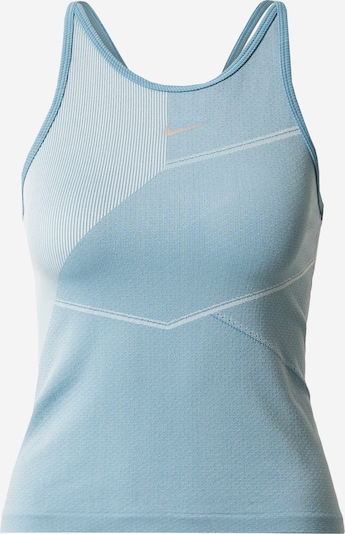 NIKE Sporttop in cyanblau / hellblau / grau, Produktansicht