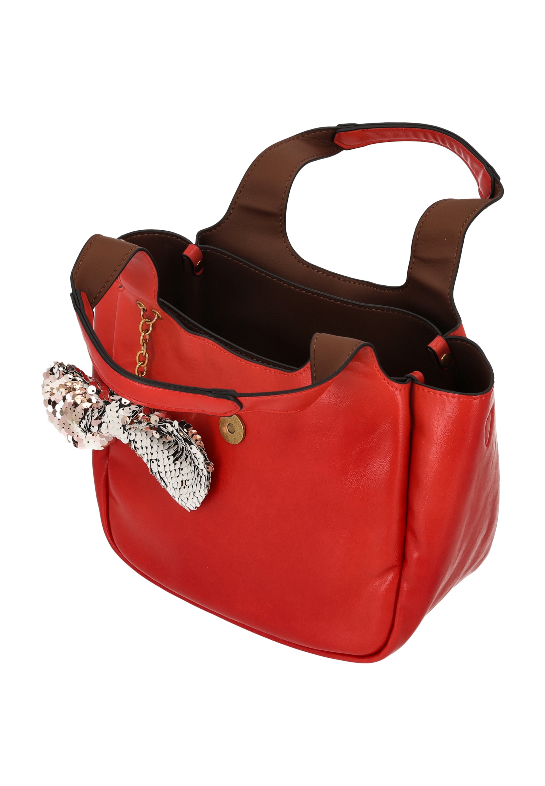 MYMO - Bolso de mano 'Pop Eyetheme' en rojo