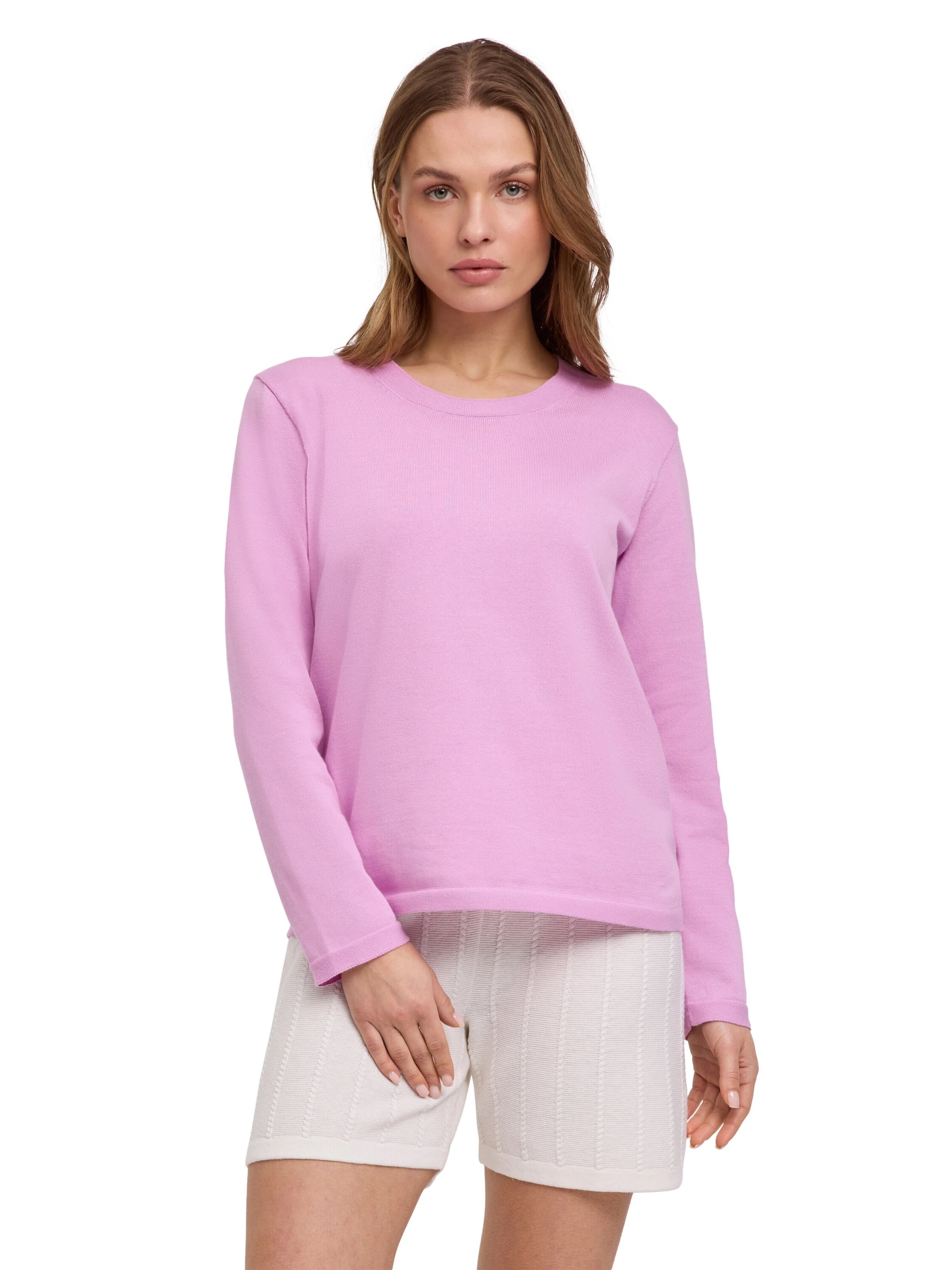 FALKE Pullover 'Cotton Knit'‌‌‌‌‌‌‌‌‌ in Lila: Vorderseite