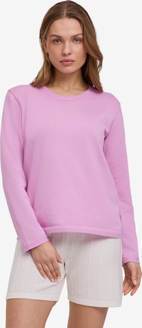 FALKE Pullover 'Cotton Knit' in Lila: Vorderseite