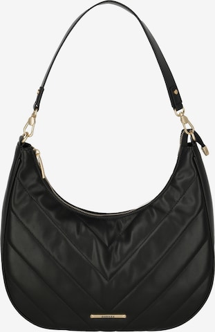 TRAVELITE Schultertasche 'Barbara Cozy' in Schwarz: Vorderseite