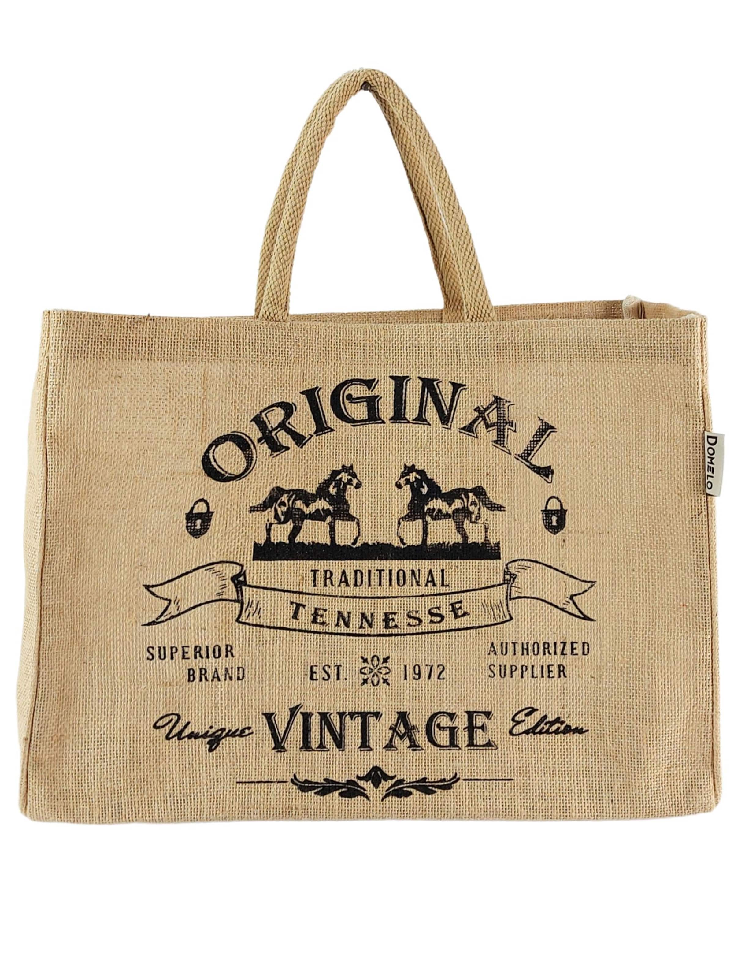 DOMELO Beach Bag 'Domelo' in Beige: front