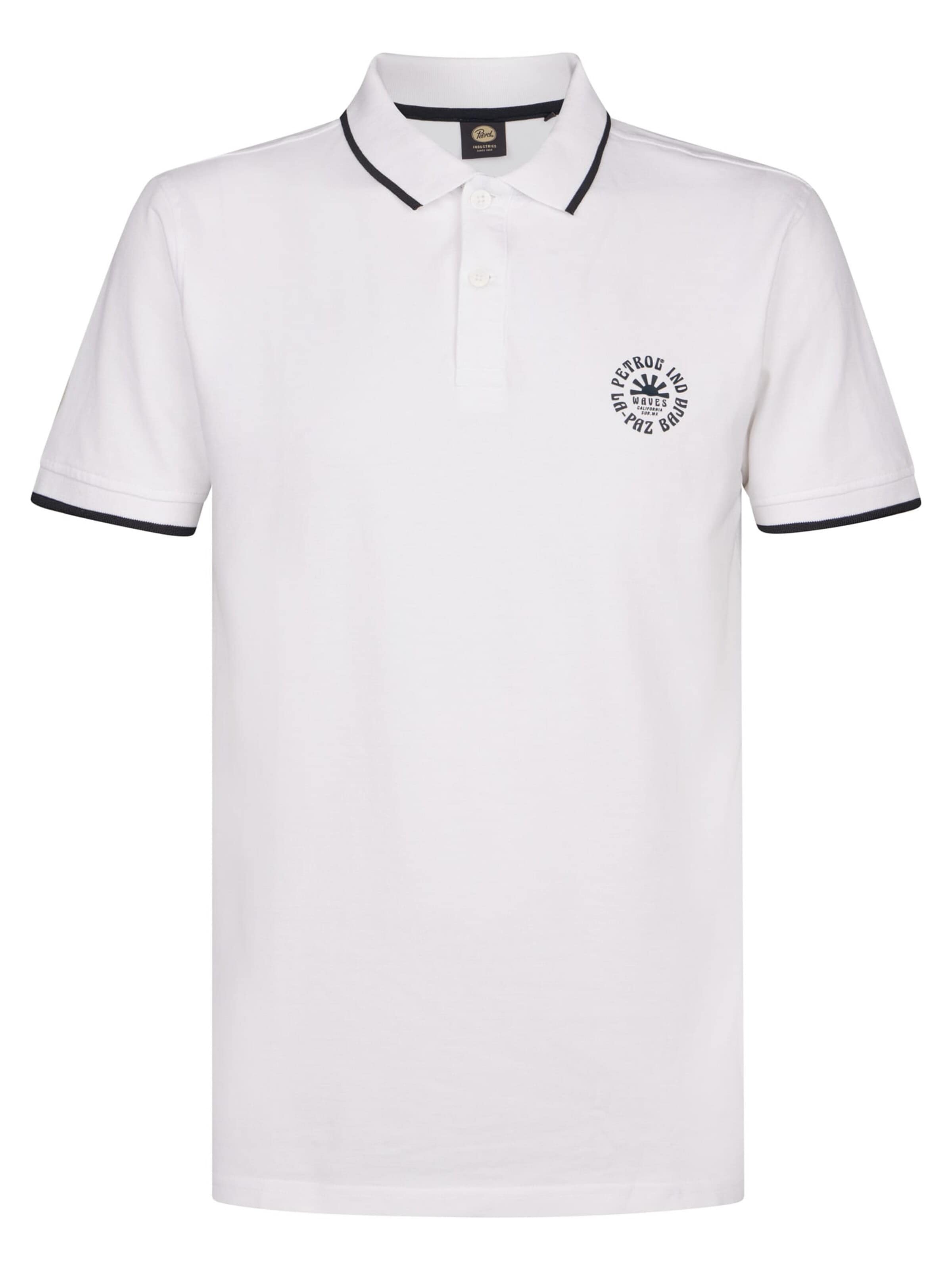 PETROL INDUSTRIES MEN Shirt in Wit: voorkant