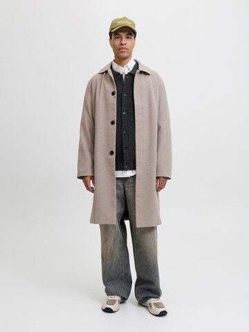 JACK & JONES Knit cardigan in Grey