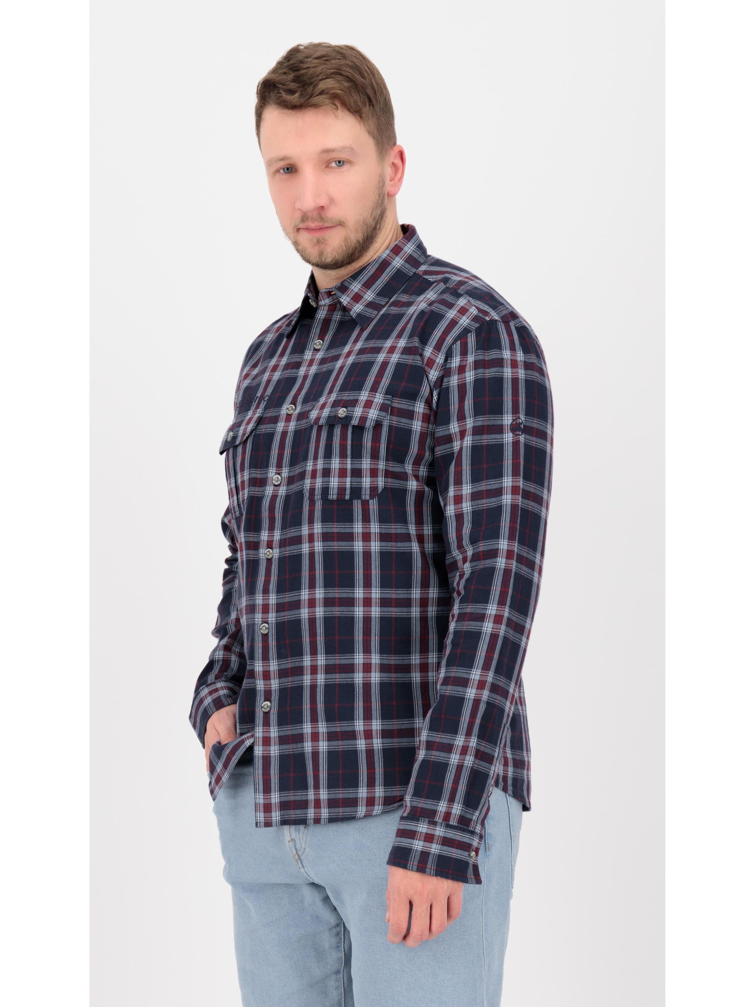 deproc Regular Fit Hemd 'DENVER CTTN MEN'‌‌‌ in Blau