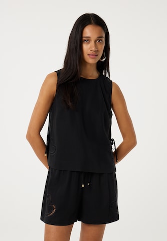 Fabienne Chapot Regular Broek in Zwart: voorkant