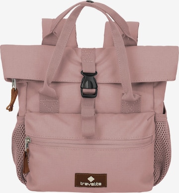 Sac à dos TRAVELITE en rose : devant