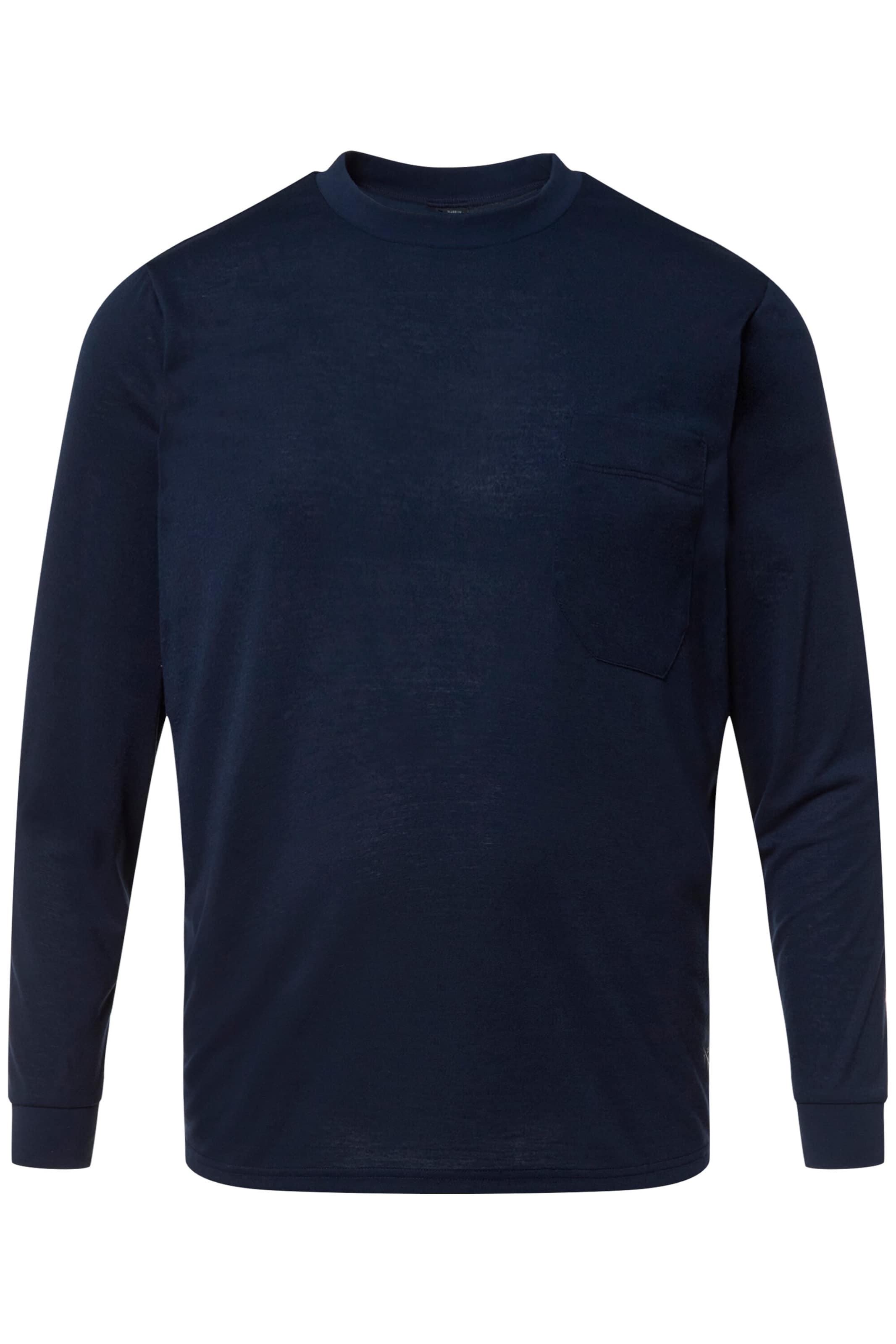 T-Shirt JP1880 en bleu : devant