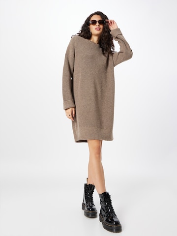 ONLY Knitted dress 'WIDA' in Brown