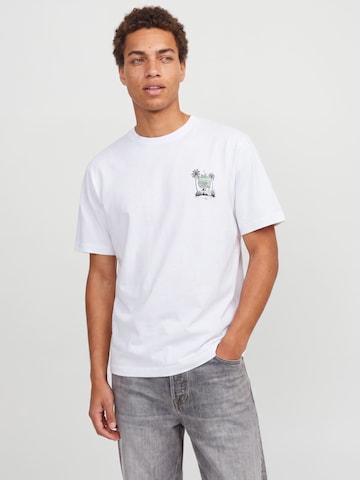 JACK & JONESMajica 'JORVINTAGE AMERICAN SUMMER' - bijela boja: prednji dio