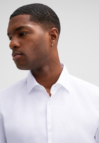 STRELLSON Slim fit Button Up Shirt 'Santos' in White