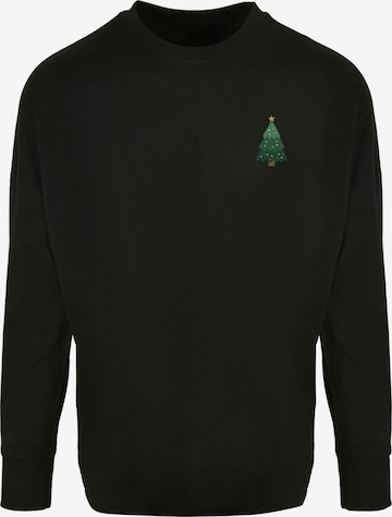 T-Shirt 'Christmas Holly Jolly Mood' Merchcode en noir : devant