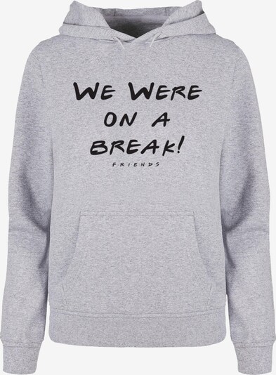 ABSOLUTE CULT Sweatshirt 'Friends - We Were On A Break' in grau / schwarz, Produktansicht