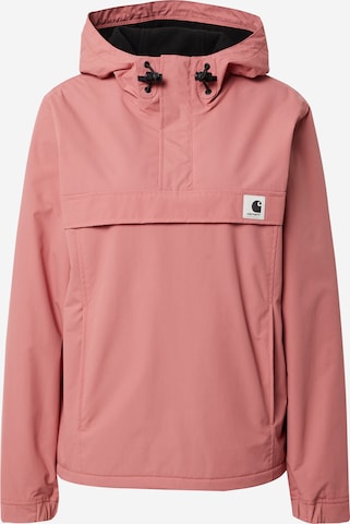 Carhartt WIP Tussenjas 'Nimbus' in Roze: voorkant