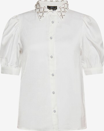 faina - Blusa en blanco: frente