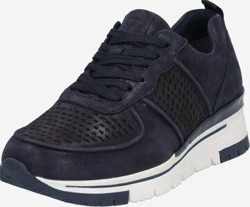 Tamaris Pure Relax Sneakers laag in Blauw: voorkant