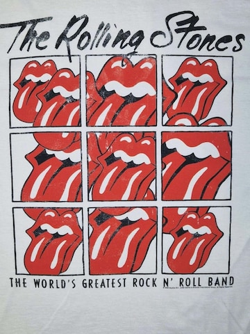 T-Shirt 'Rolling Stones World Greatest Rock n´Roll Band T-Shirt' THE ROLLING STONES en blanc