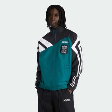 ADIDAS PERFORMANCE Trainingsjack 'FC Liverpool 95' in Groen: voorkant