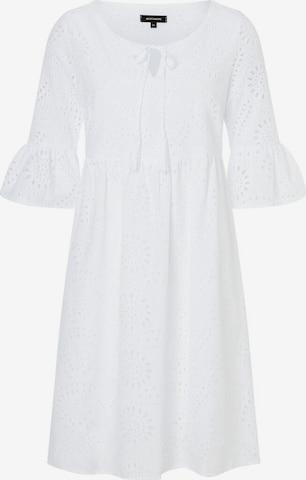 MORE & MORE Summer Dress in White: front