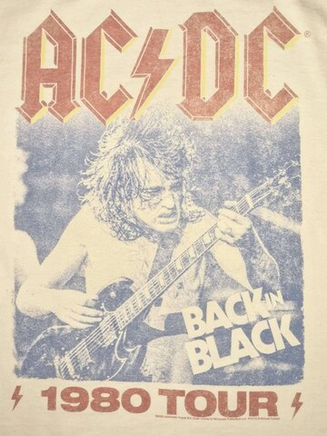 AC/DC Shirt 'AC/DC Back In Black Angus Solo T-Shirt' in White