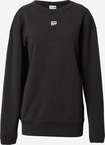 PUMA Sports sweatshirt in Black: front