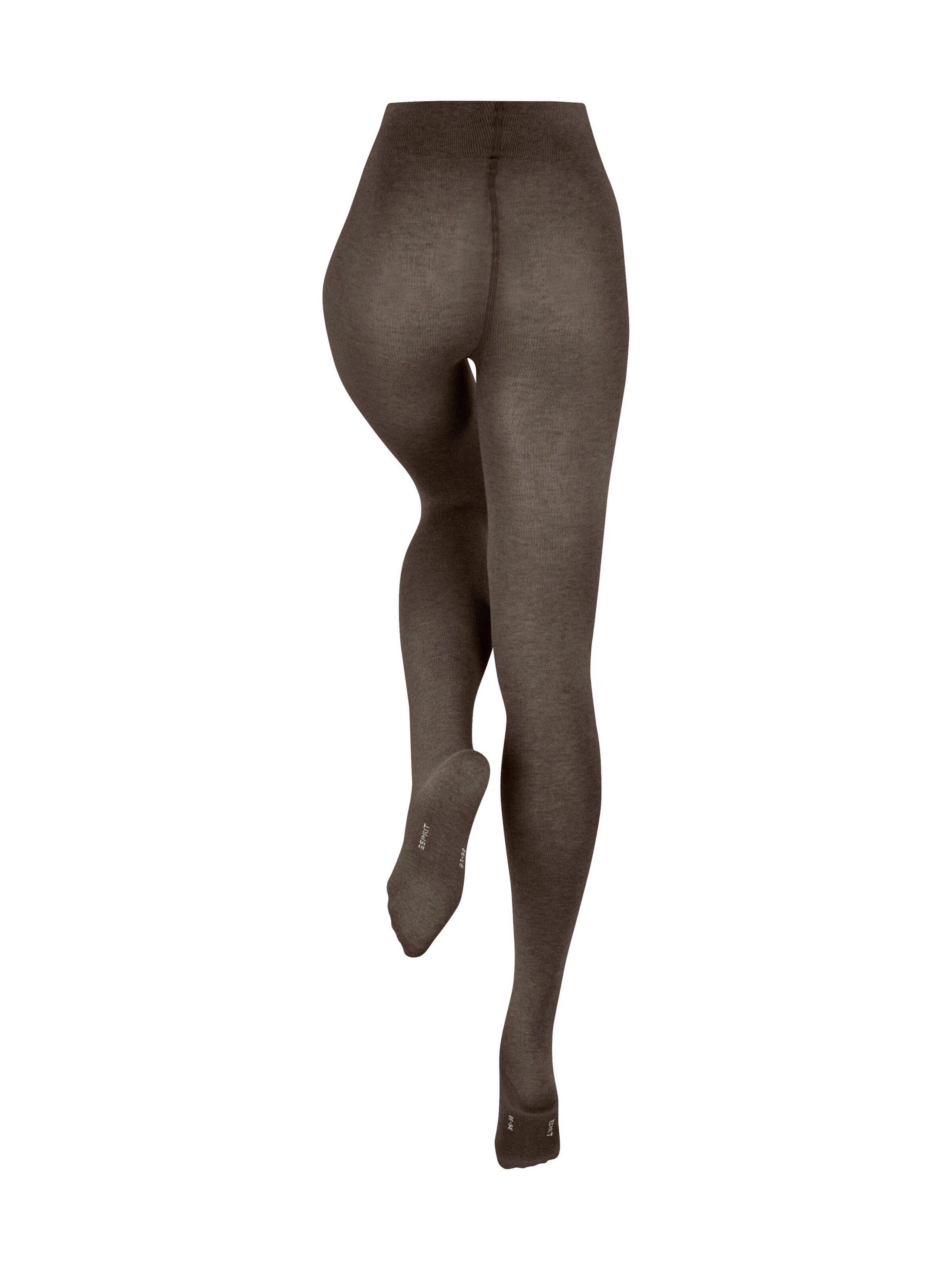 ESPRIT Strumpfhose 'Plain'‌‌‌ in Braun