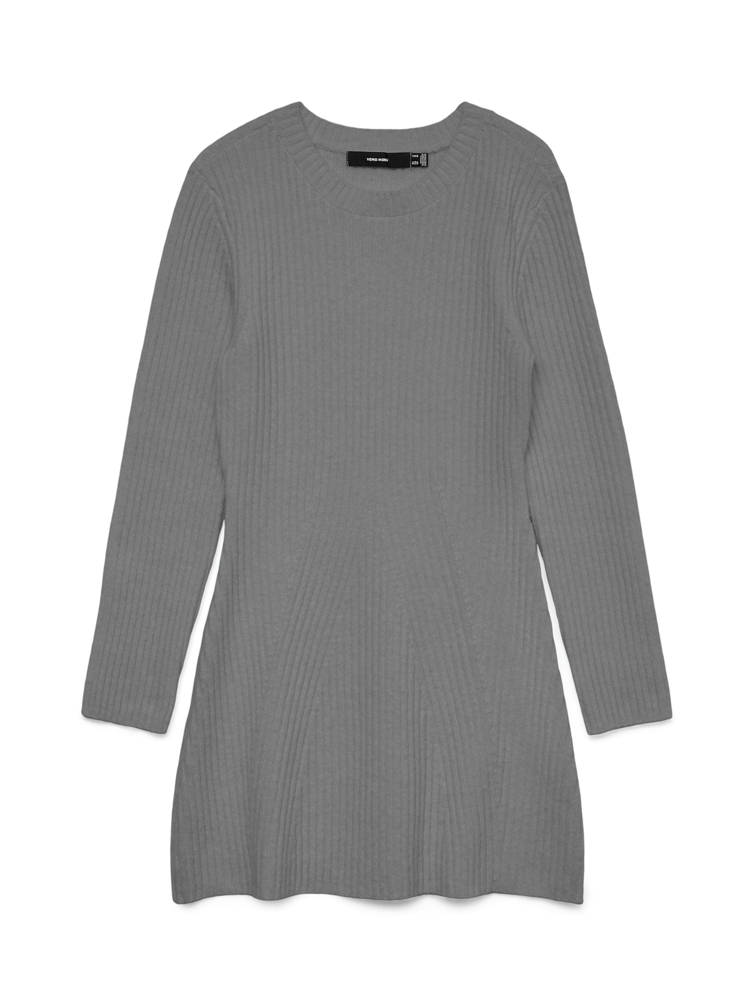 VERO MODA Úpletové šaty 'VMJosanna' – šedá: přední strana