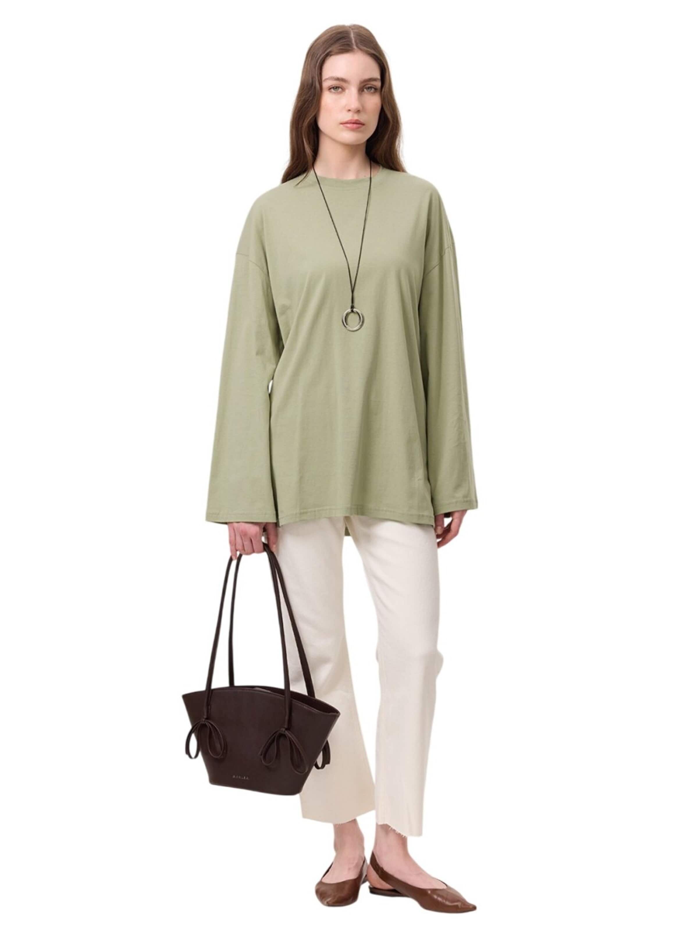 T-shirt MANUKA en vert : devant