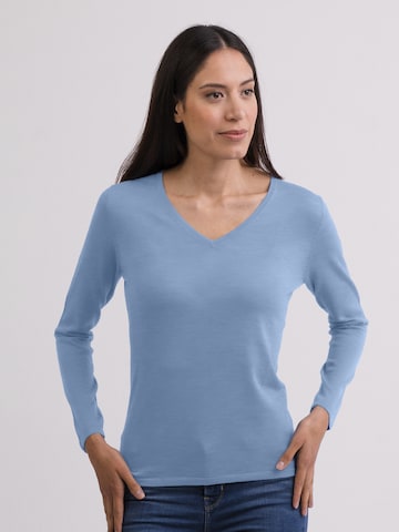 Pull-over CASH-MERE.CH en bleu : devant