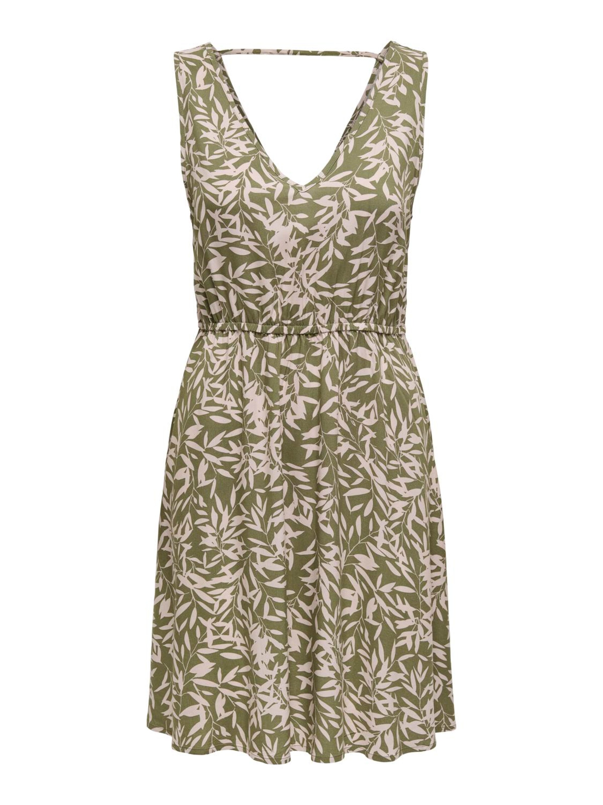 ONLY Onlnova Life Elite Sara – Abito Corto Stampato Con Spalline Stringate, Donna, Primavera Estate