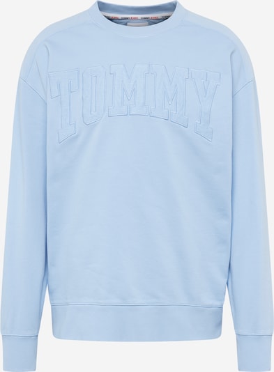 Tommy Jeans Sportisks džemperis, krāsa - debeszils, Preces skats
