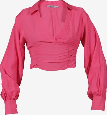 WILD SOULS Bluse 'Cloe' in Pink: predná strana