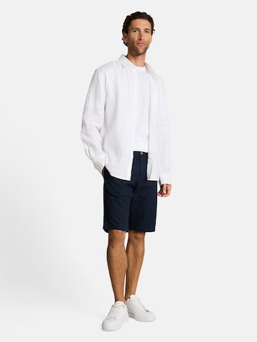 TOM TAILOR Regular fit Button Up Shirt in White