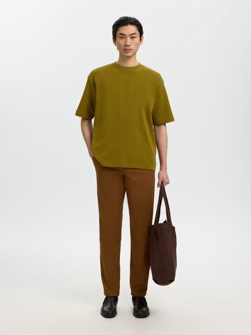 T-Shirt SELECTED en vert