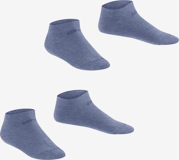 ESPRIT Socken 'Foot Logo 2-Pack' in Blau: Vorderseite