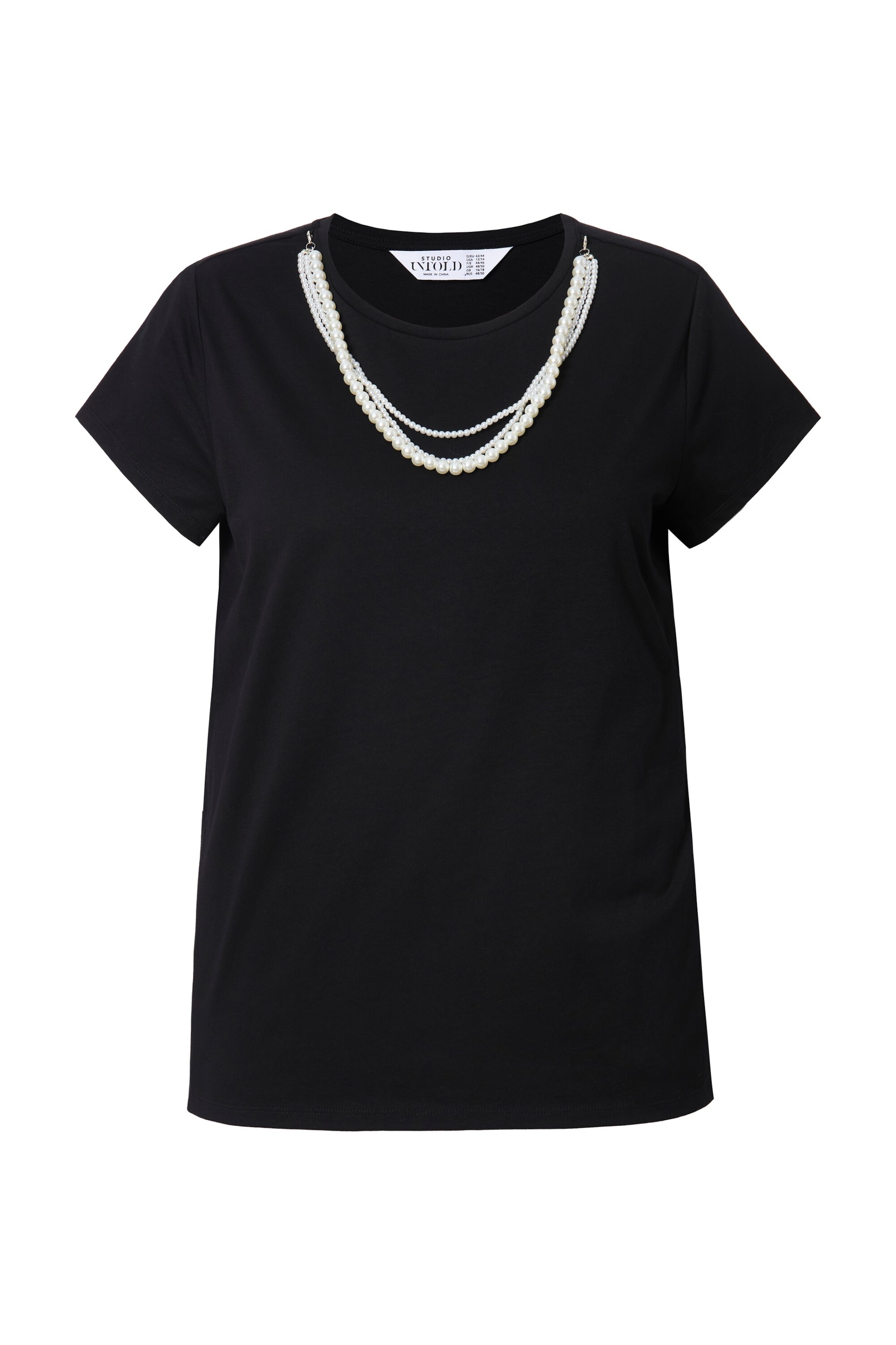 T-shirt Studio Untold en noir : devant