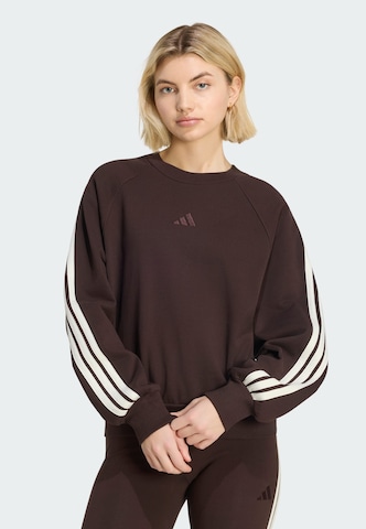 ADIDAS SPORTSWEAR - Camiseta deportiva en marrón: frente