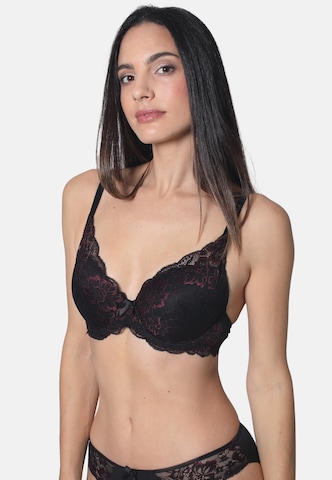 Invisible Soutien-gorge 'WINTER NIGHT' sassa en noir : devant