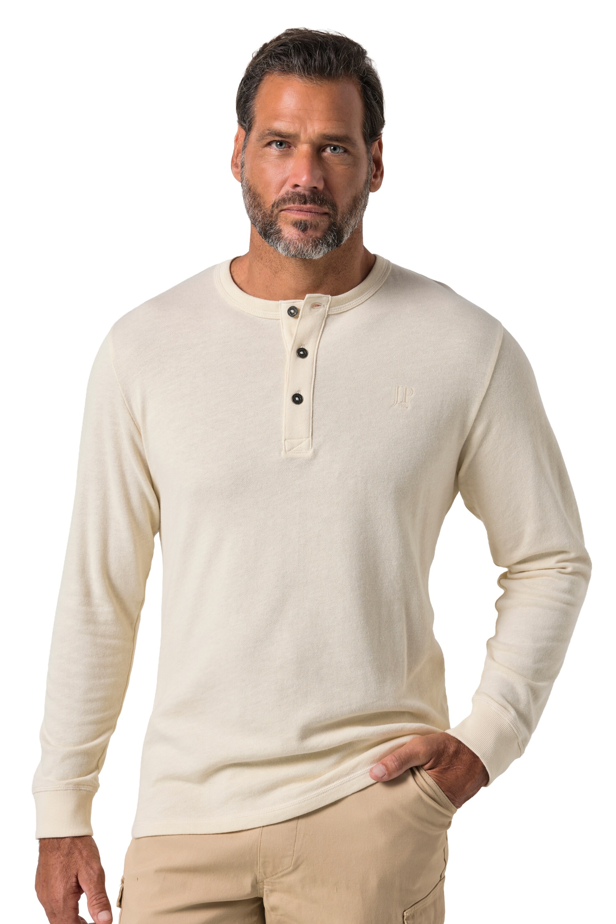 JP1880 Shirt in Beige: front